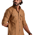 Urban Camel Brown Hunting Style Shirt - Premium City-Outdoor Fusion | Jaipurio